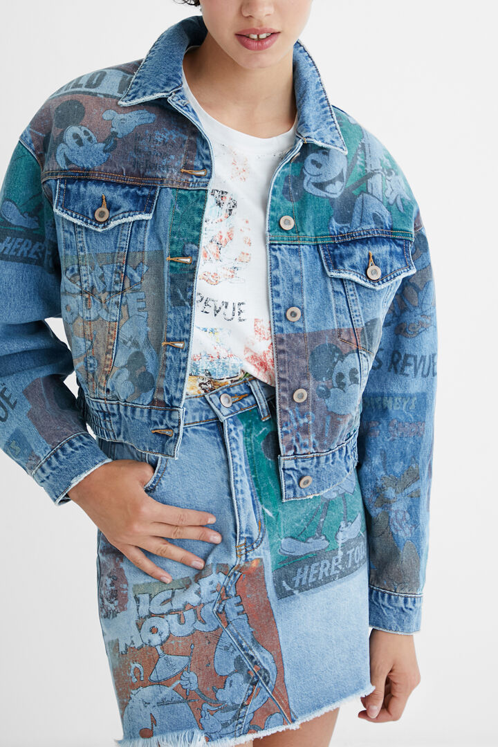 Veste en jean oversize Mickey Mouse | Desigual