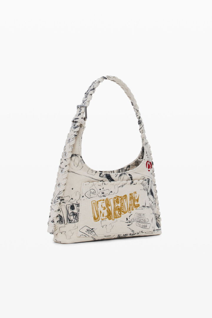 Medium bag with lettering