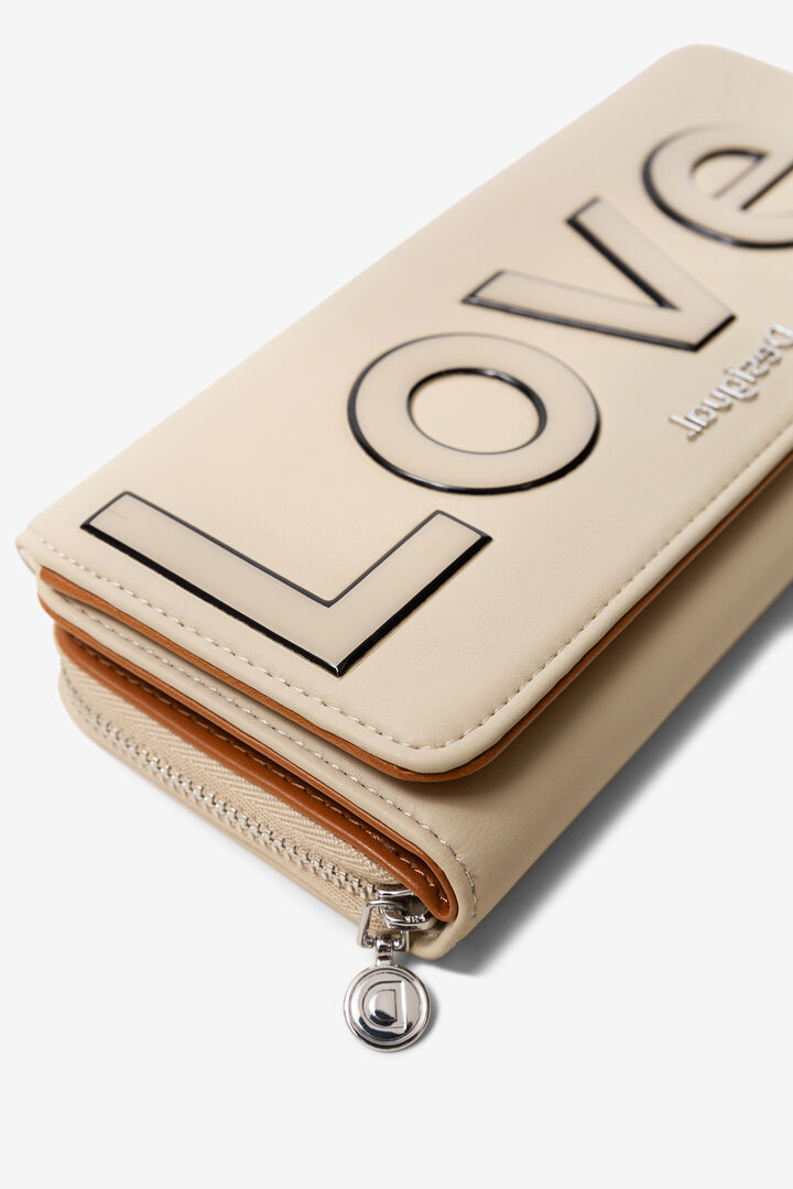Monedero mensaje LOVE | Desigual