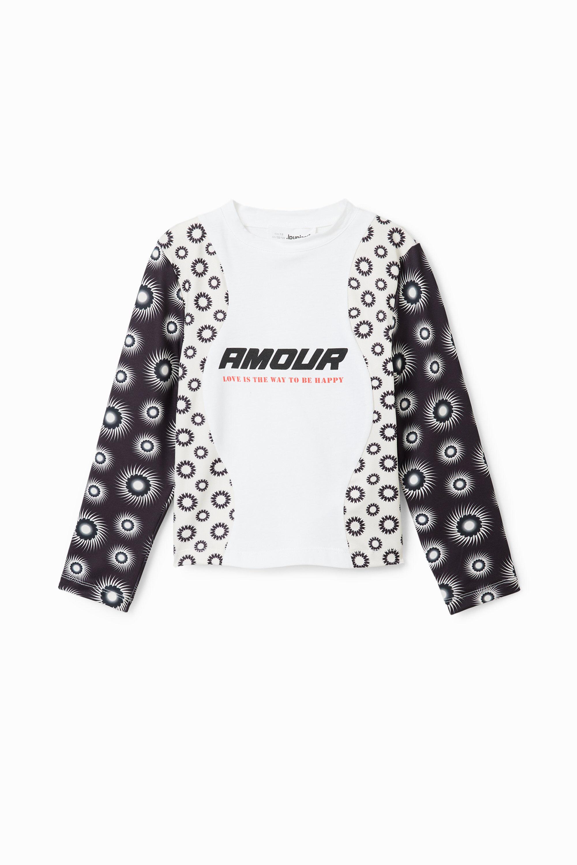 T-Shirt geometrischer Patch