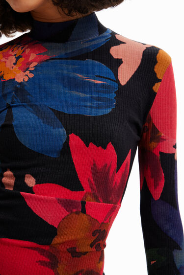 花柄プリント ミディワンピース | Desigual