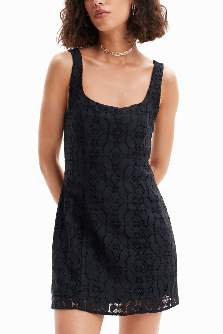 Vestido corto encaje | Desigual