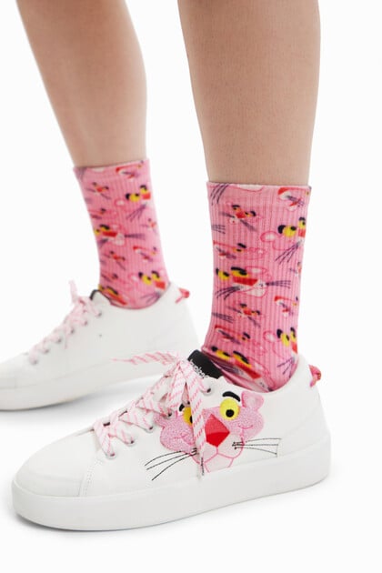 Sneakers con plateau Pink Panther