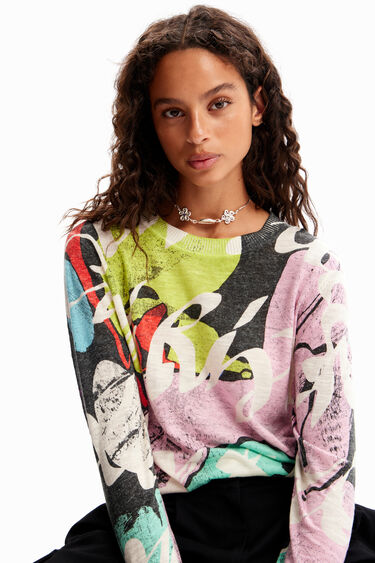 M. Christian Lacroix multicolour pullover | Desigual