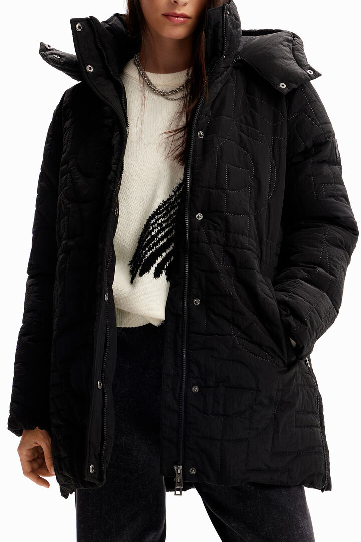 Padded zips coat | Desigual