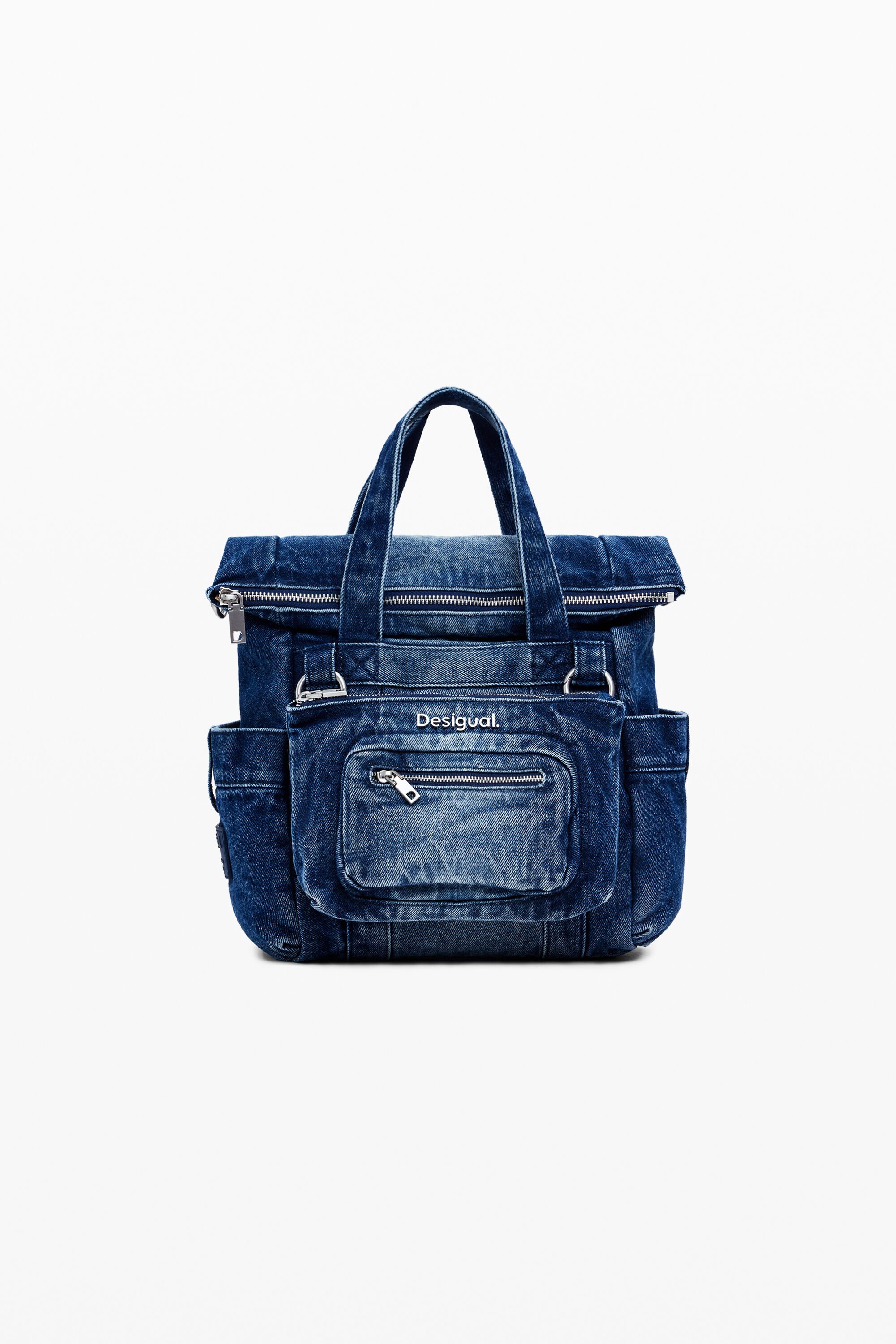 Desigual Kleine Voyager-denimrugzak - BLUE