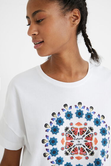 
曼荼羅模様 オーバーサイズTシャツ | Desigual