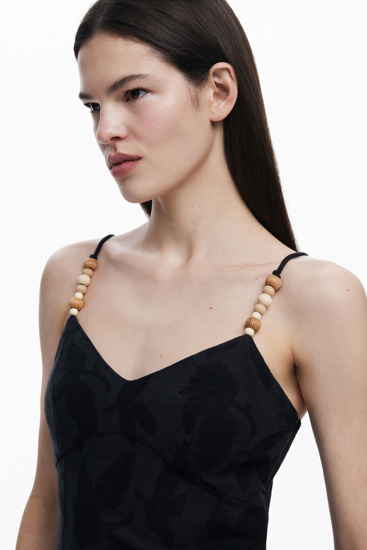 Beaded strap dress | Desigual