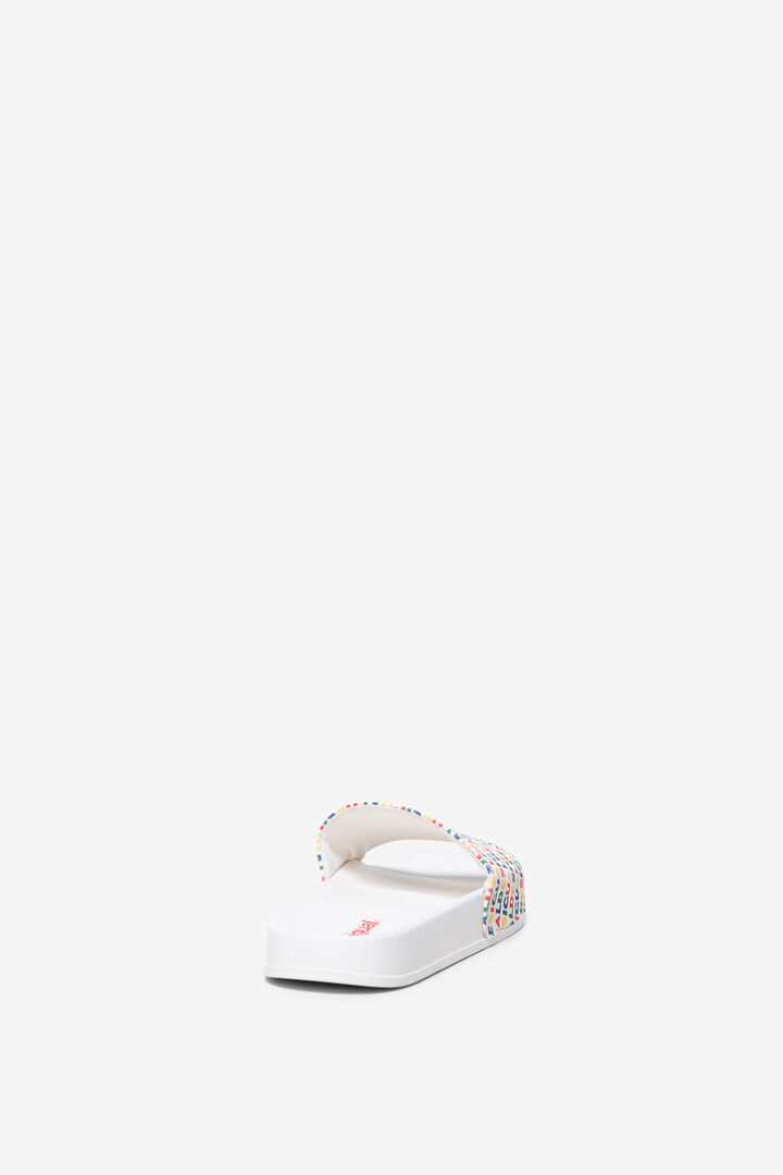 White flip-flops Logomania | Desigual