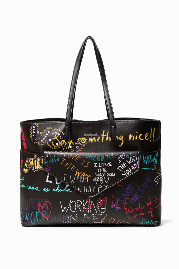 Graffiti Wall Seattle Wallet 2 in 1 bag | Desigual