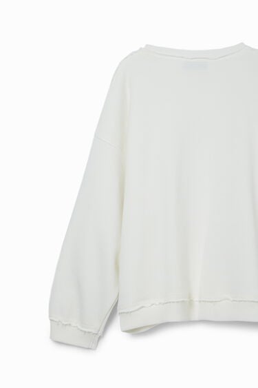 Sweatshirt logo reliëf | Desigual