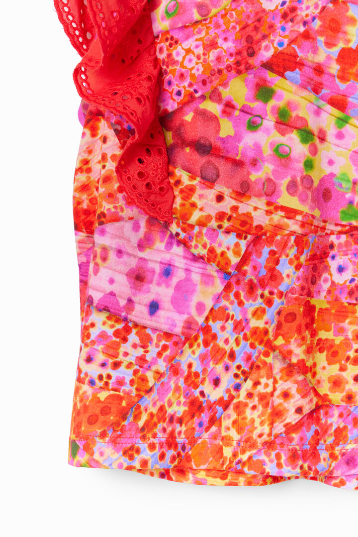 T-shirt fleurs volants | Desigual