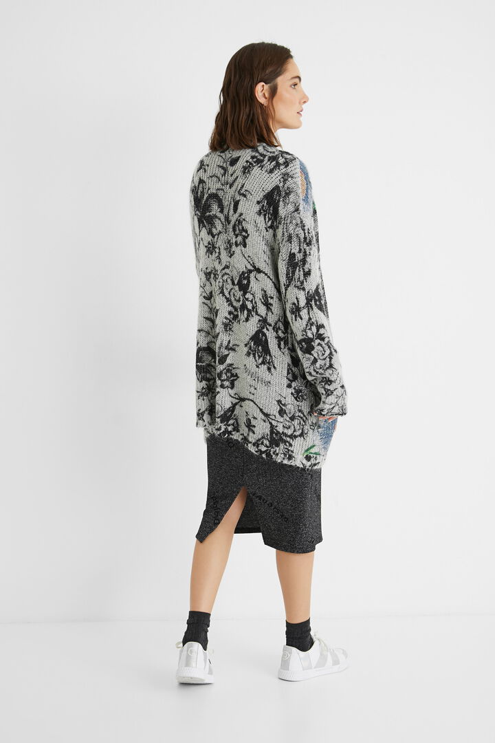 Oversize-Strickjacke | Desigual