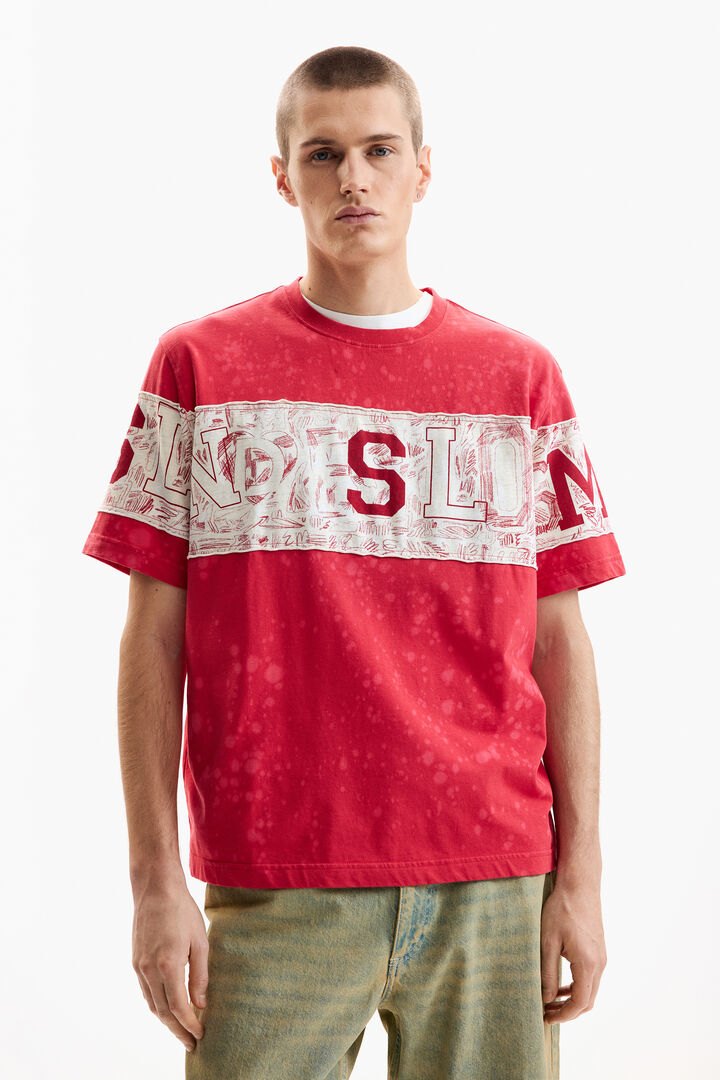 PRINTED KNIT T-SHIRT