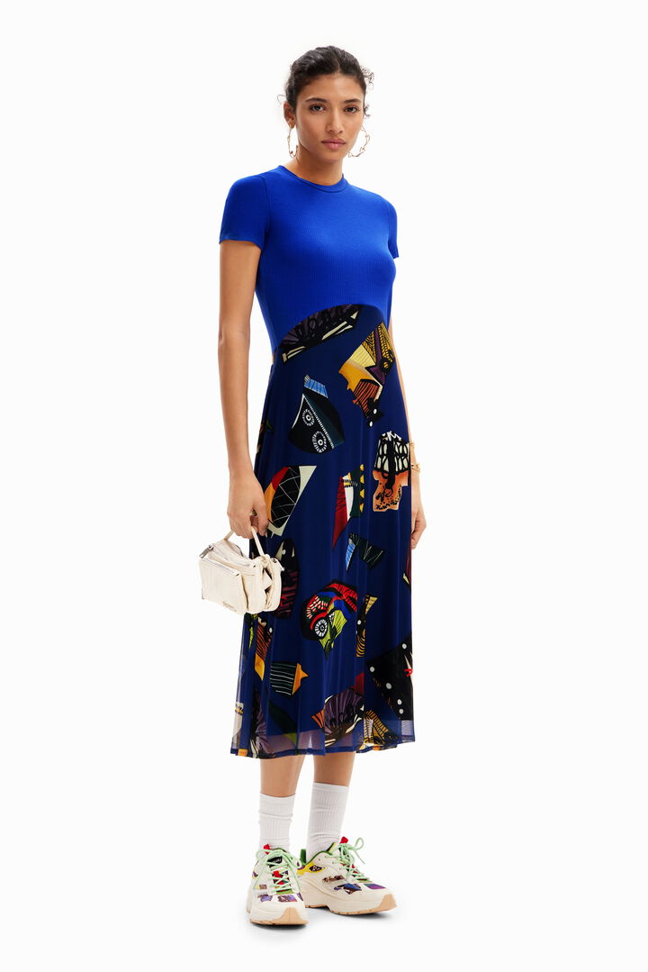 Sukienka midi łączona M. Christian Lacroix | Desigual