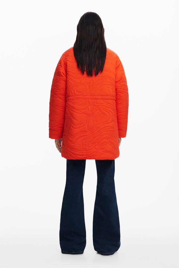 Textured padded coat | Desigual