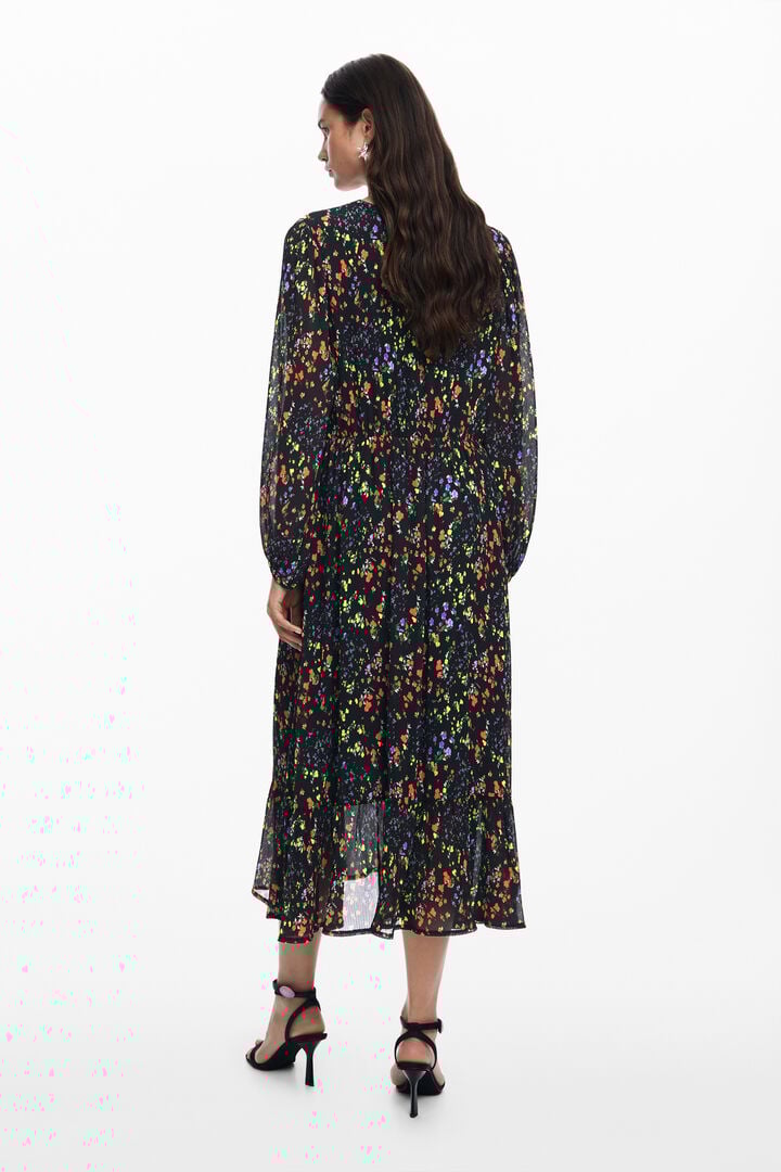 Vestido midi flores | Desigual