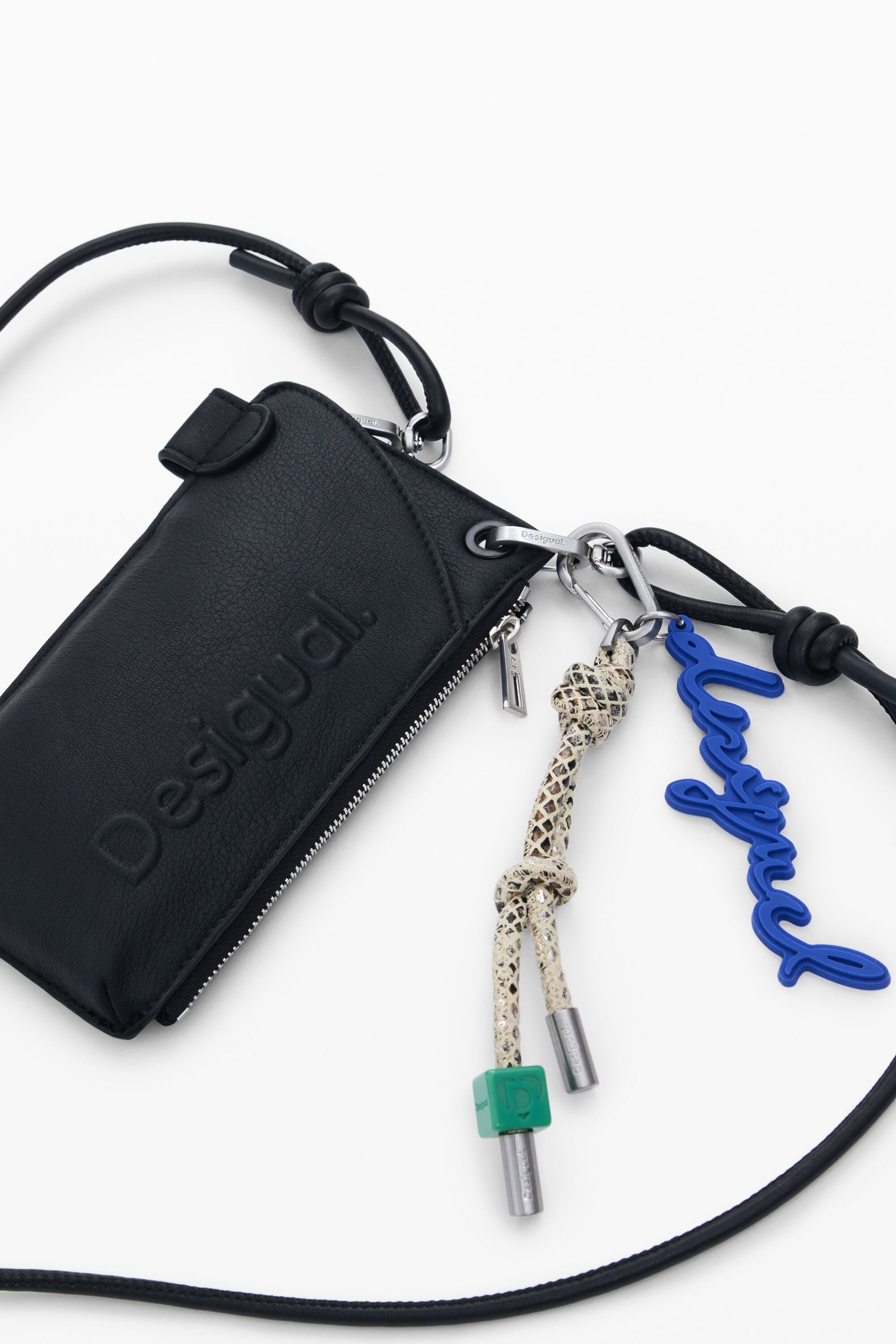 ロゴ入りレザー調モバイルホルダー 女性用 I Desigual.com