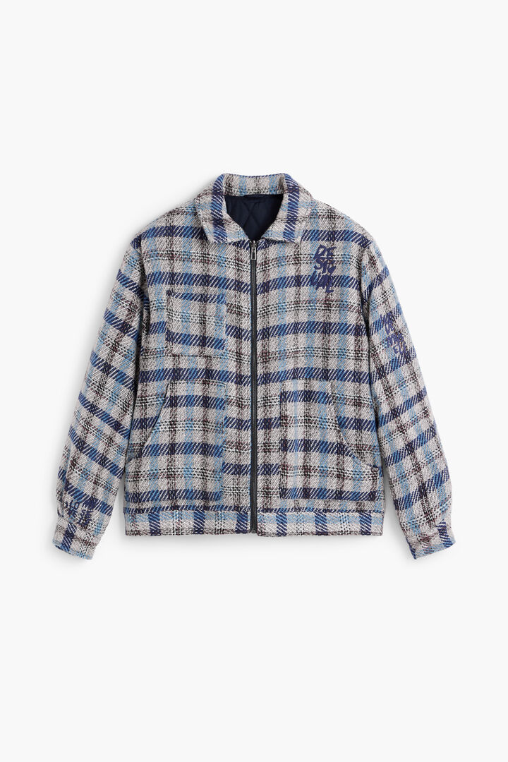 Chaqueta cuadros bolsillos | Desigual