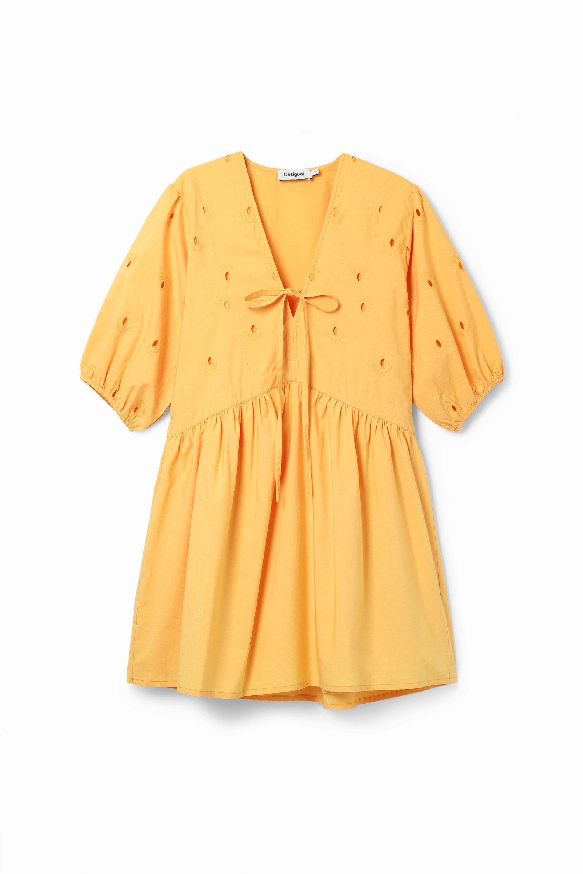 Poplin mini dress