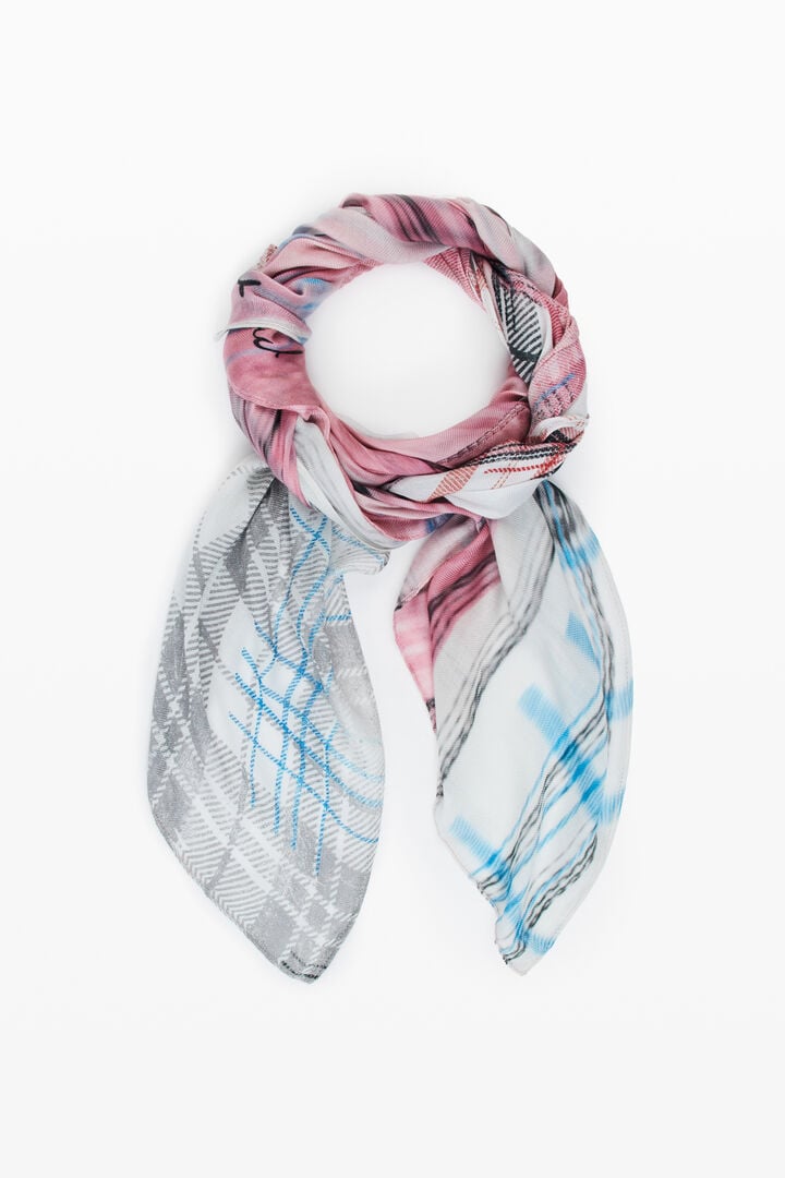 Grunge rectangular scarf | Desigual