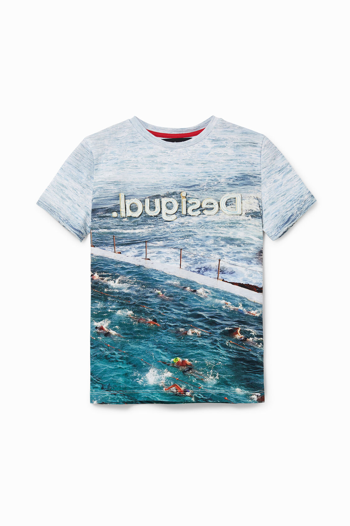 100 コットン プールtシャツ Desigual Com