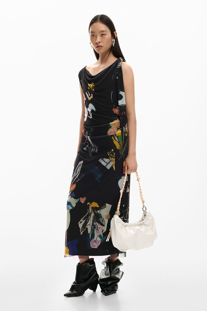 Medium oval bag with charms | Desigual