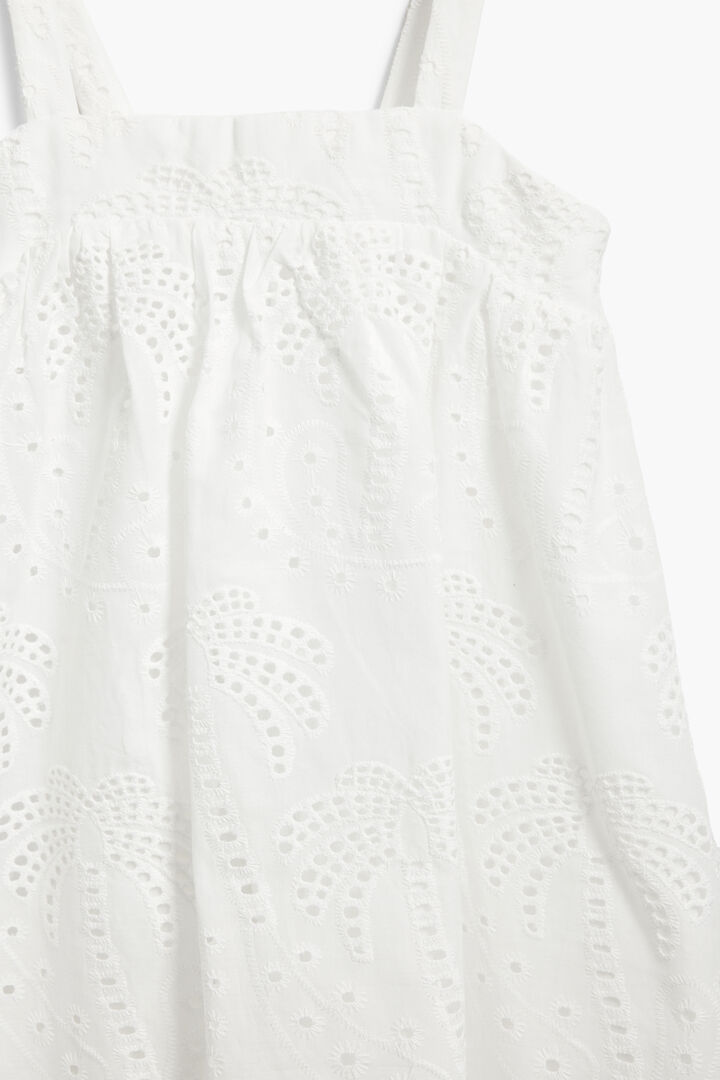 Short perforated dress | Desigual