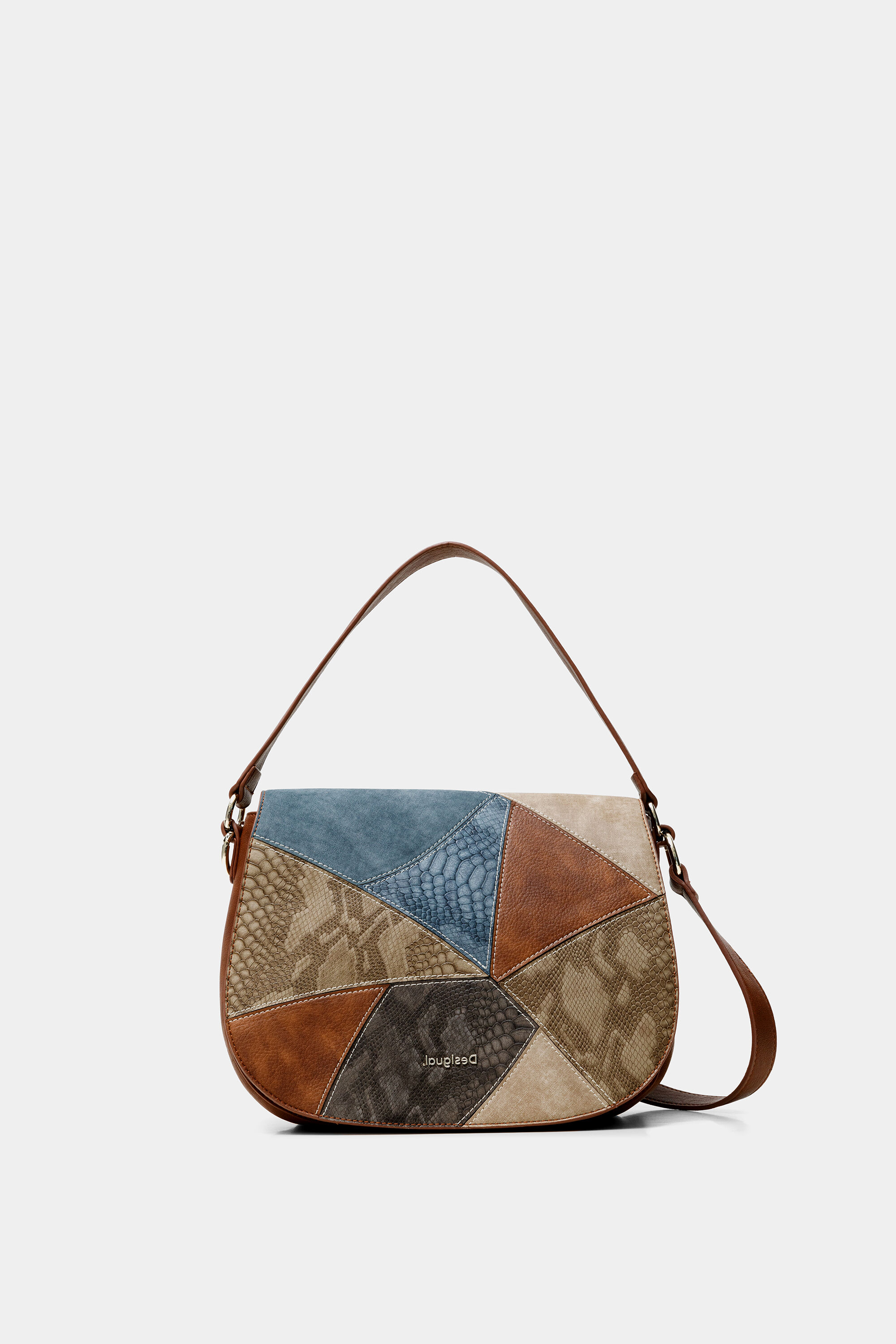 Little sling bag embossed leather effect Desigual
