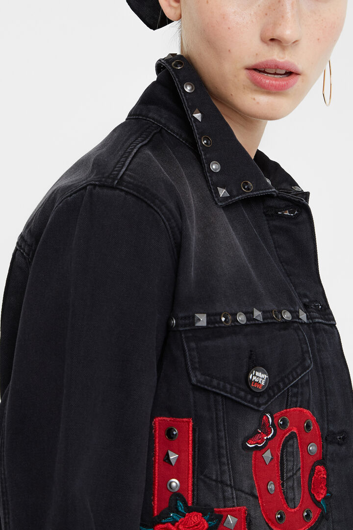 "LOVE" jean jacket | Desigual