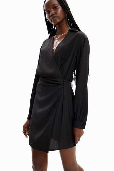 Vestit curt creuat | Desigual