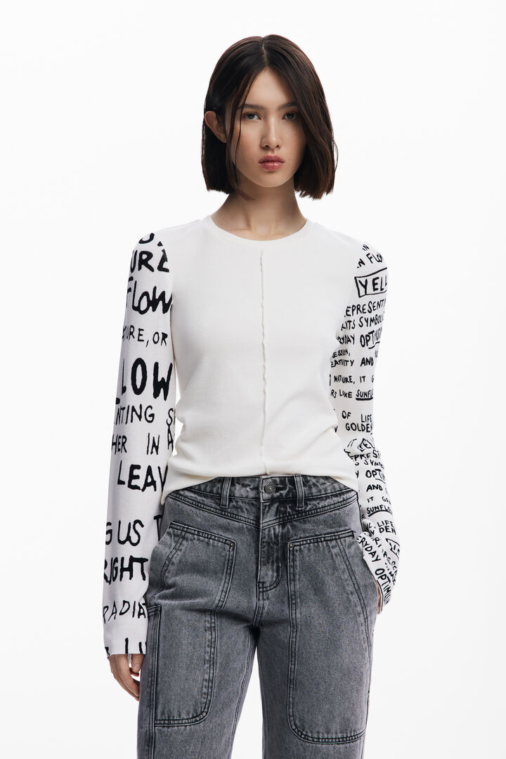 Cárdigan oversize punto