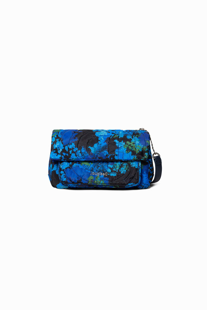 Borsa trapuntata con camouflage floreale | Desigual