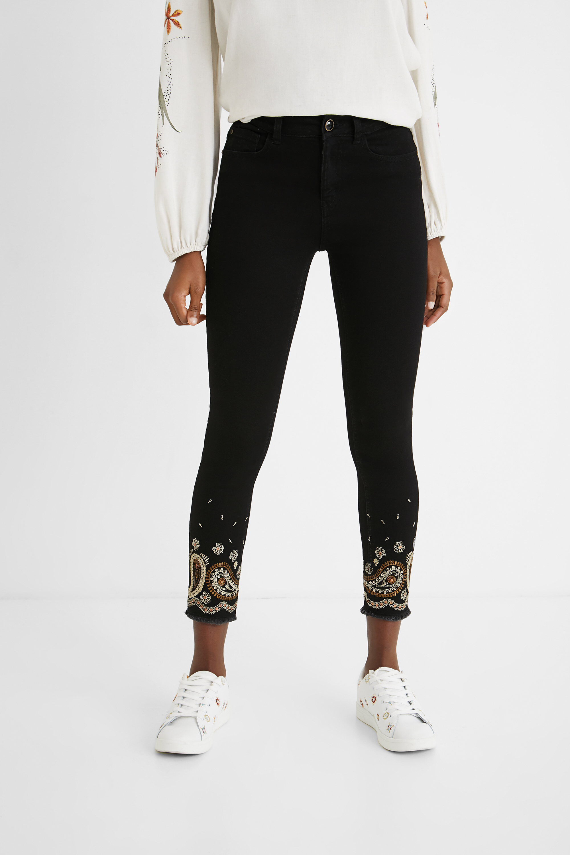 Skinny ankle grazer jeans Desigual