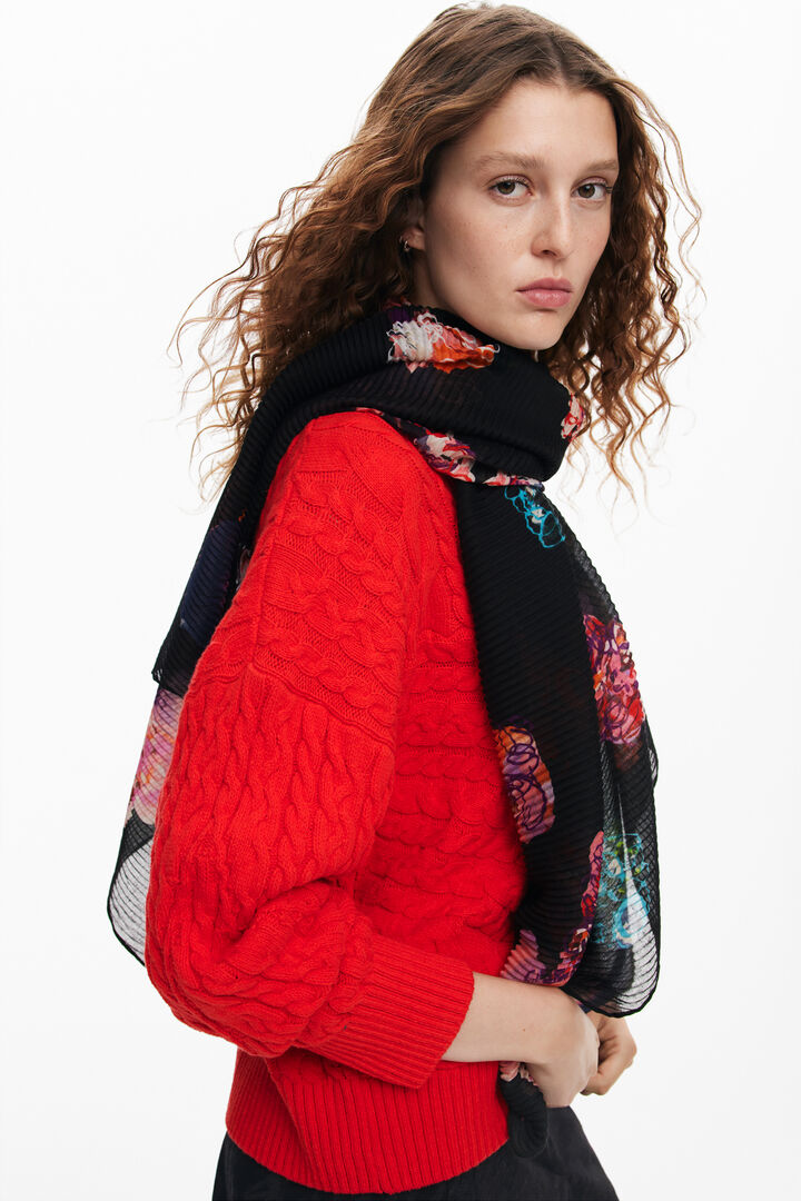 Foulard flores M. Christian Lacroix | Desigual