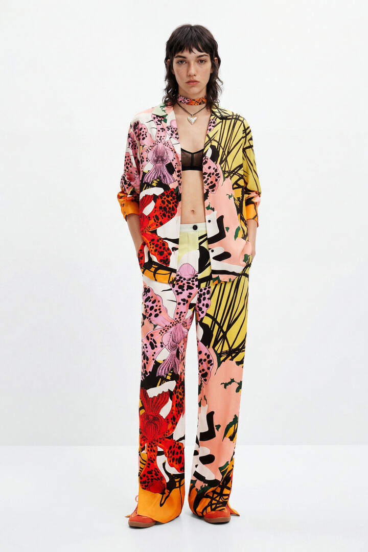 Camisa orqu&iacute;deas M. Christian Lacroix