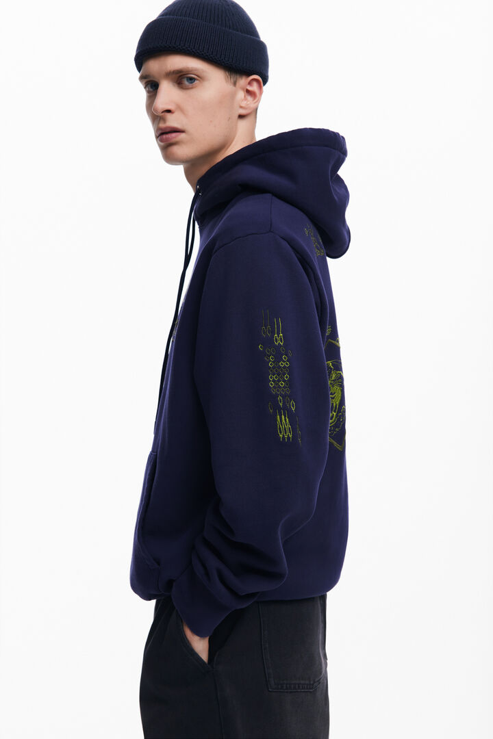 Tiger embroidered sweatshirt | Desigual