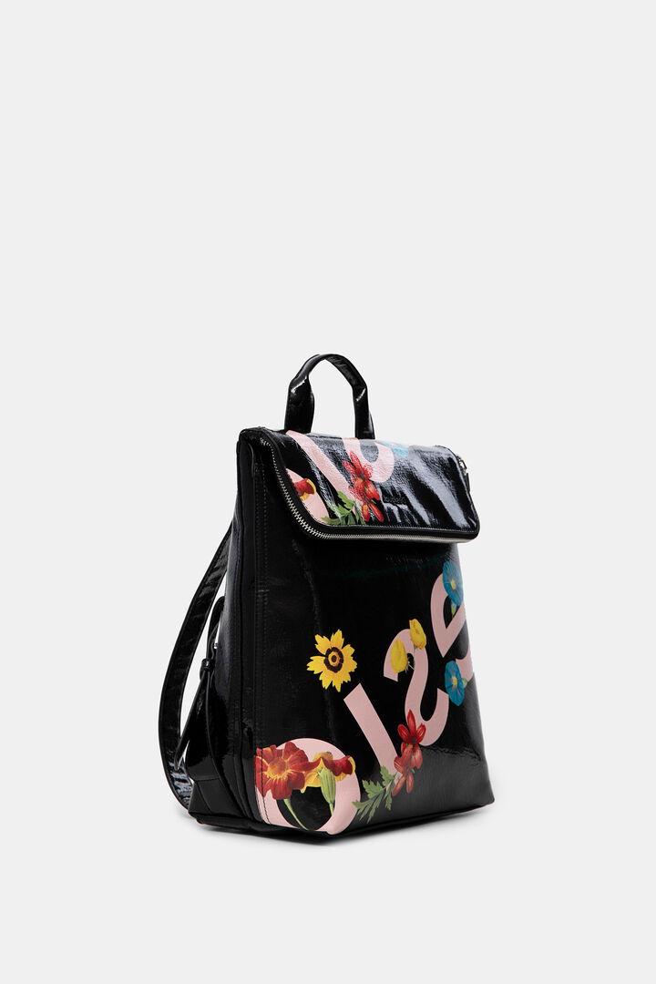 Sac à dos carré fleurs | Desigual