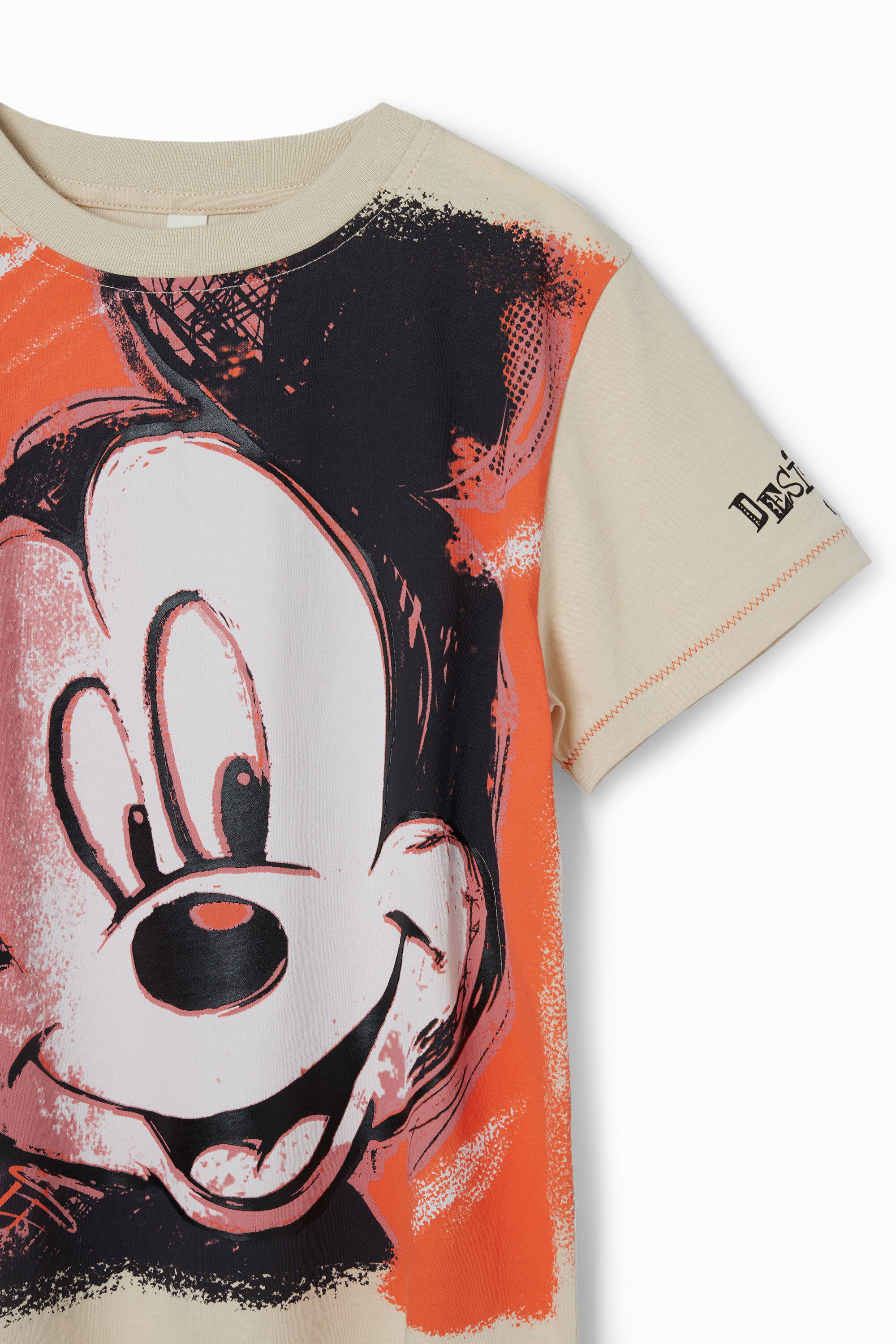 Camiseta desigual mickey best sale
