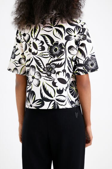 Cropped bluza s tropskim vzorcem | Desigual
