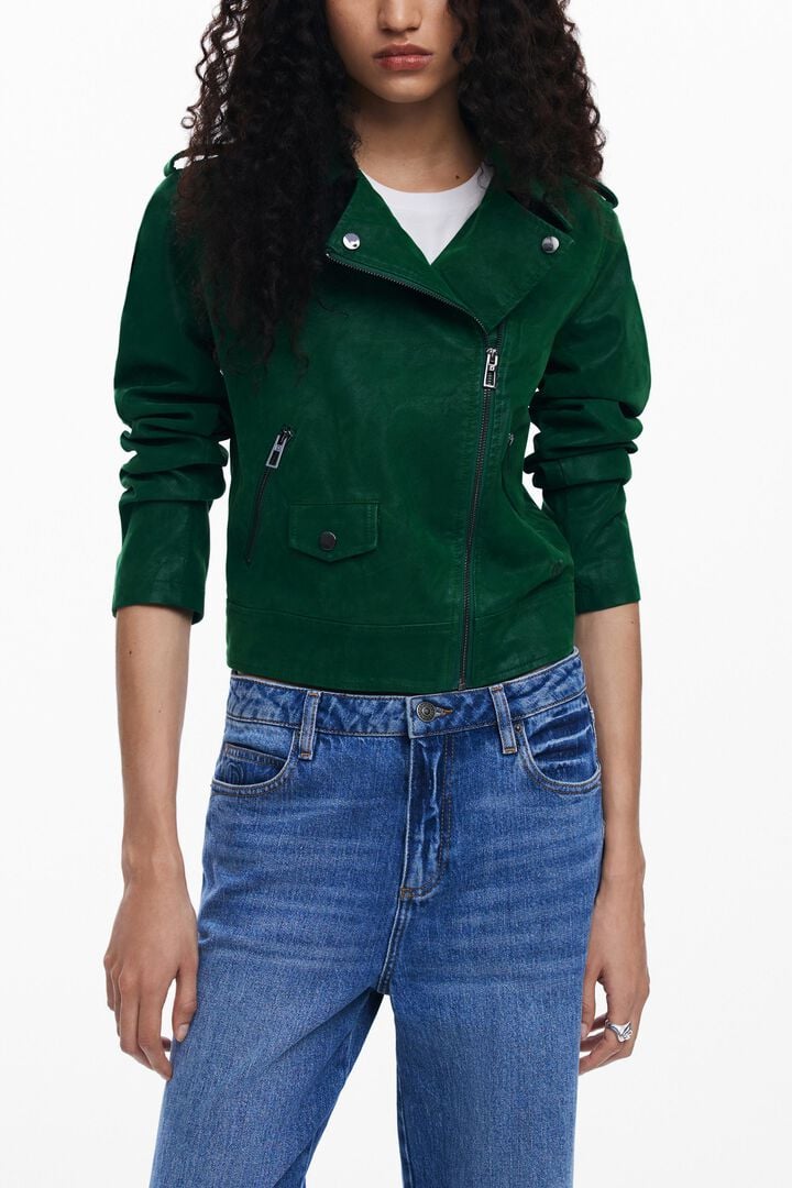Chaqueta biker textura | Desigual