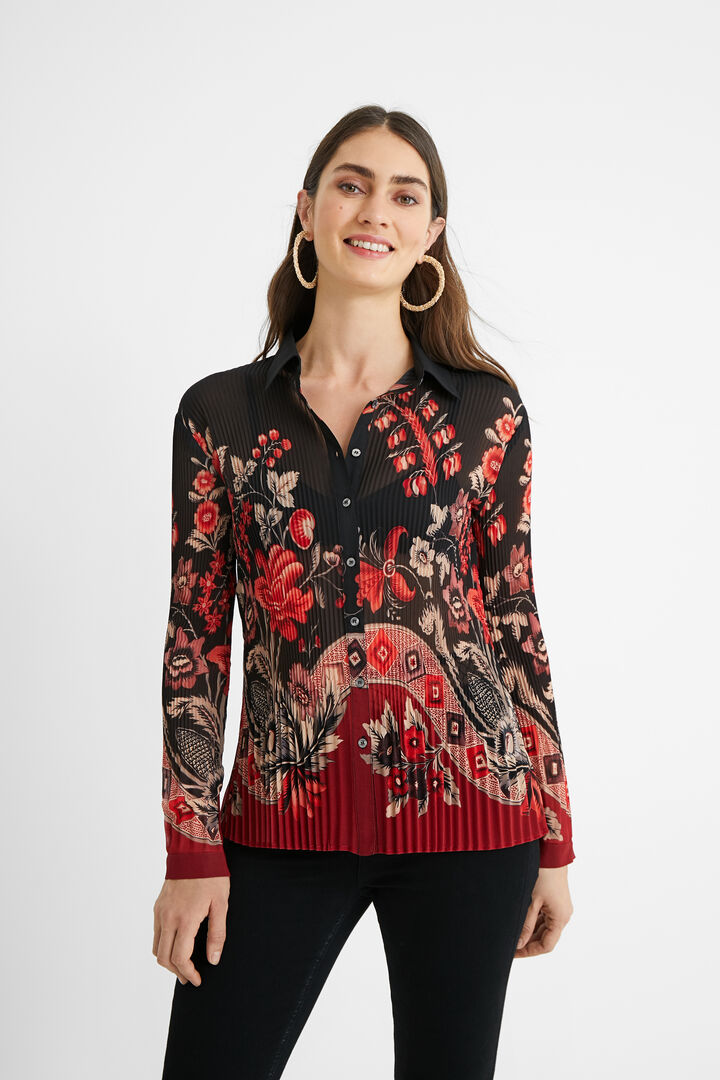 Camicia plissettata floreale | Desigual