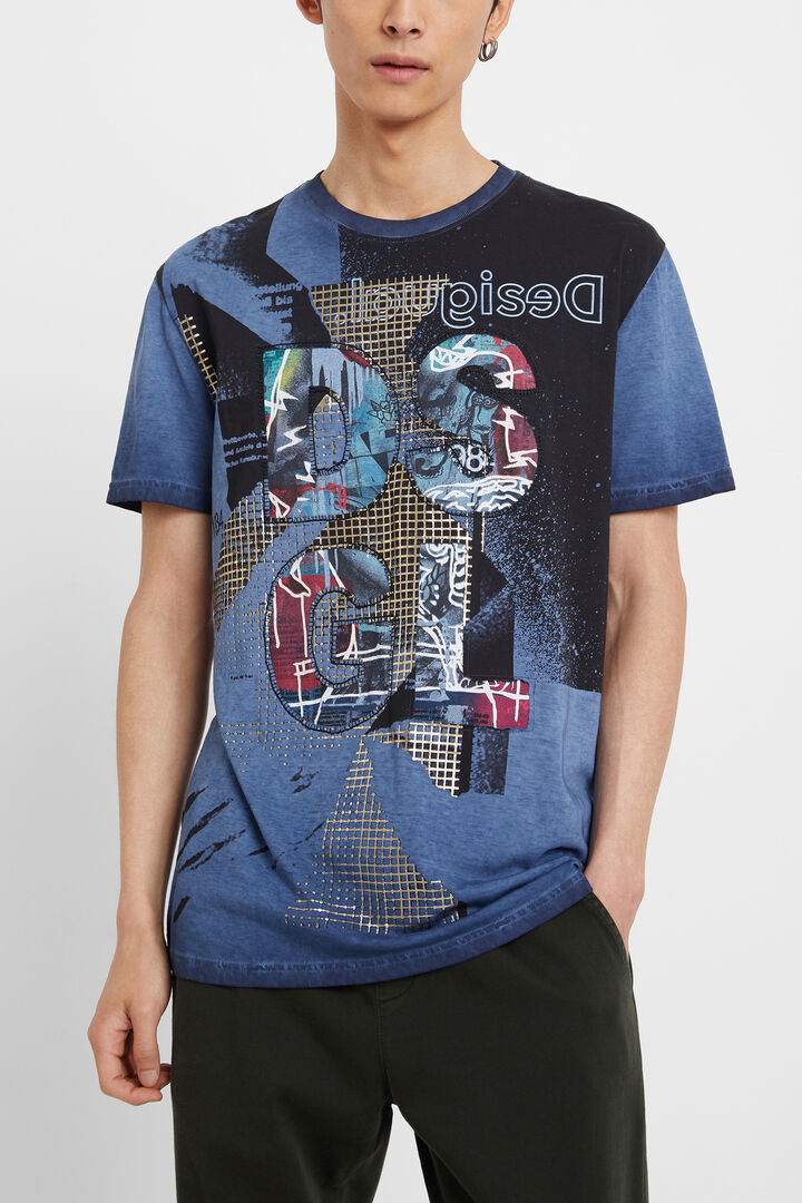 Camiseta parches 100% algodón | Desigual