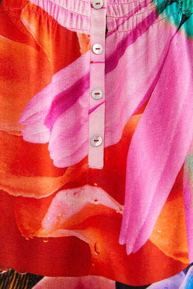 Rožasta bluza oblikovalca Christiana Lacroixa | Desigual