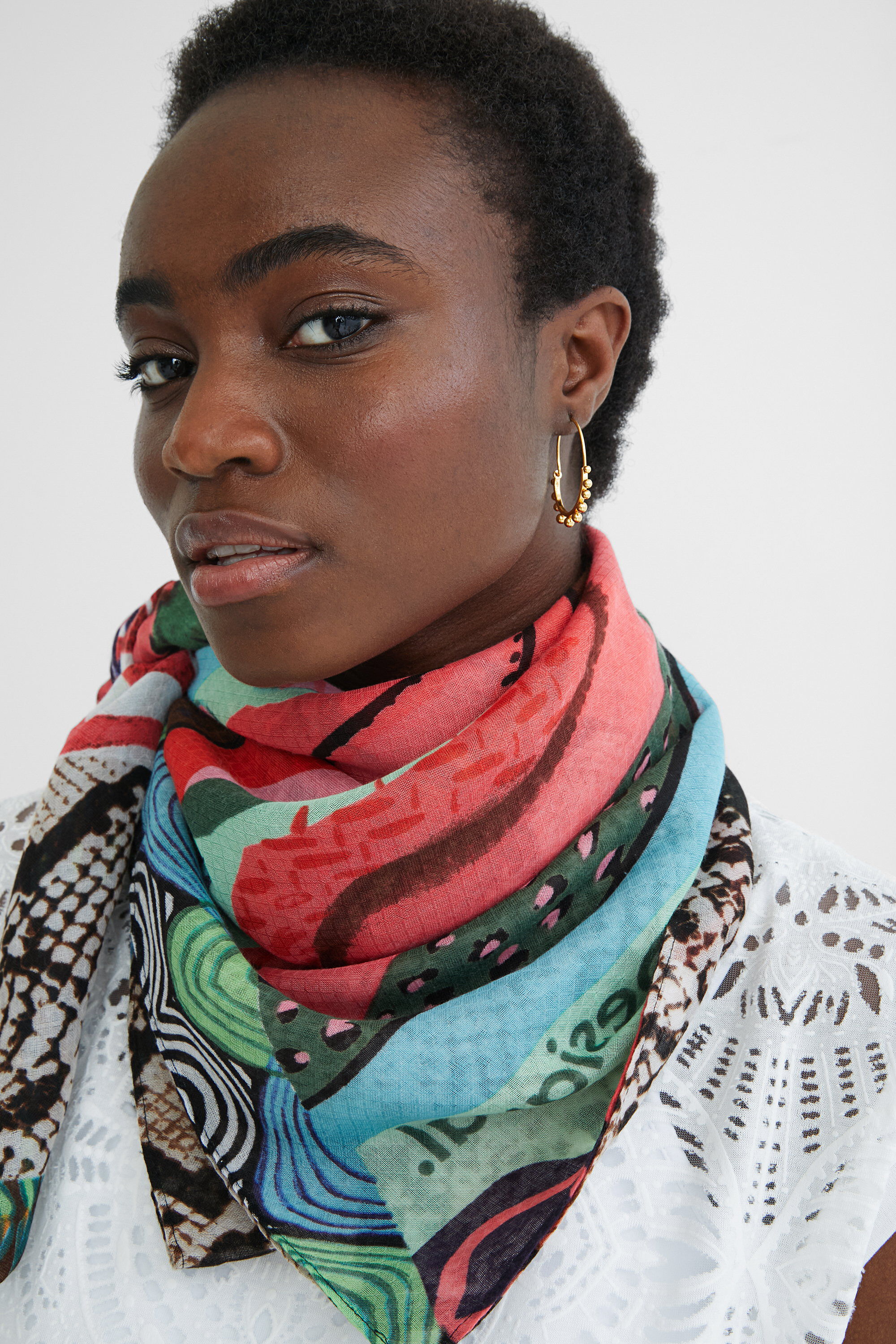 Foulard desigual best sale