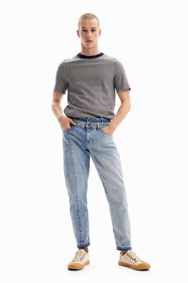 Karotten-Jeans doppelter Bund | Desigual