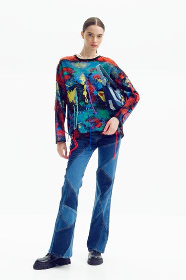 Texans flare patch María Escoté | Desigual