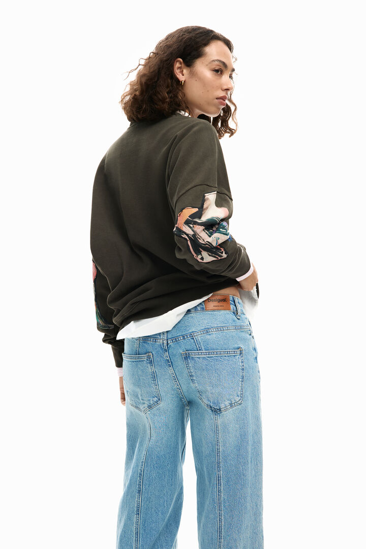 Sudadera collage dibujo | Desigual
