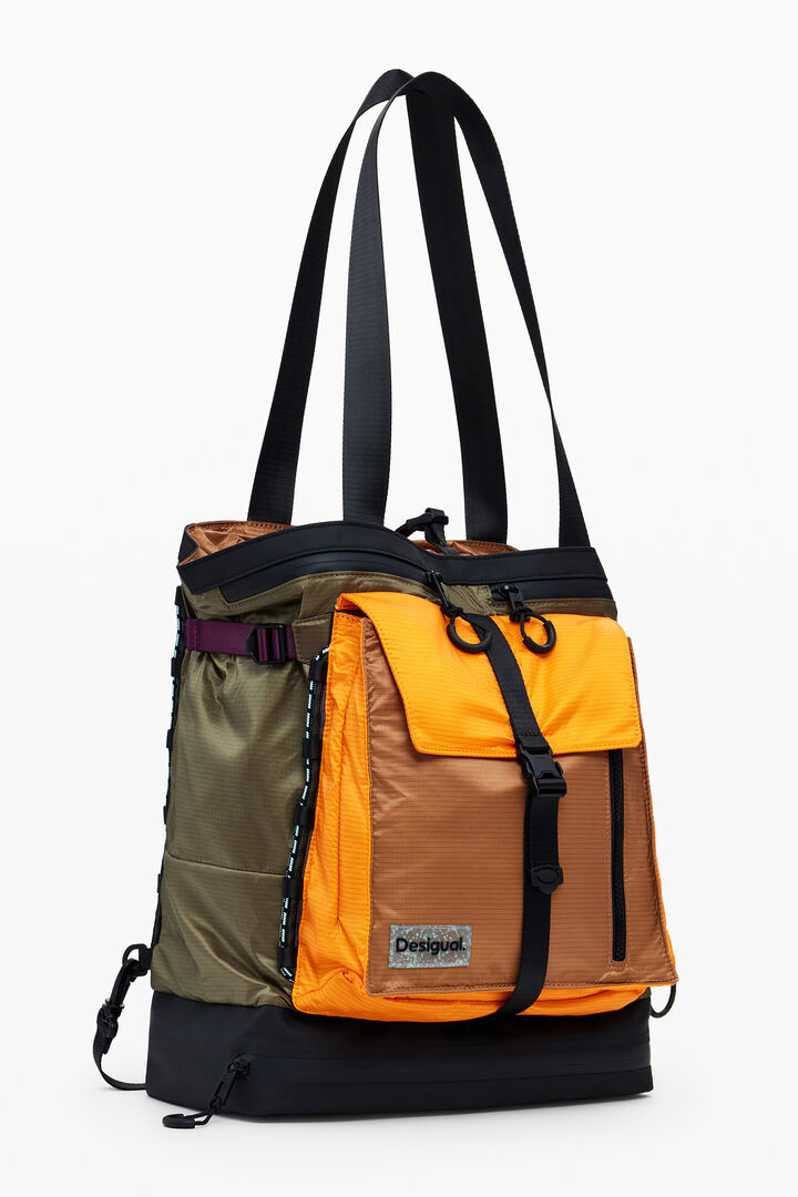 Grand sac à dos tote en nylon | Desigual