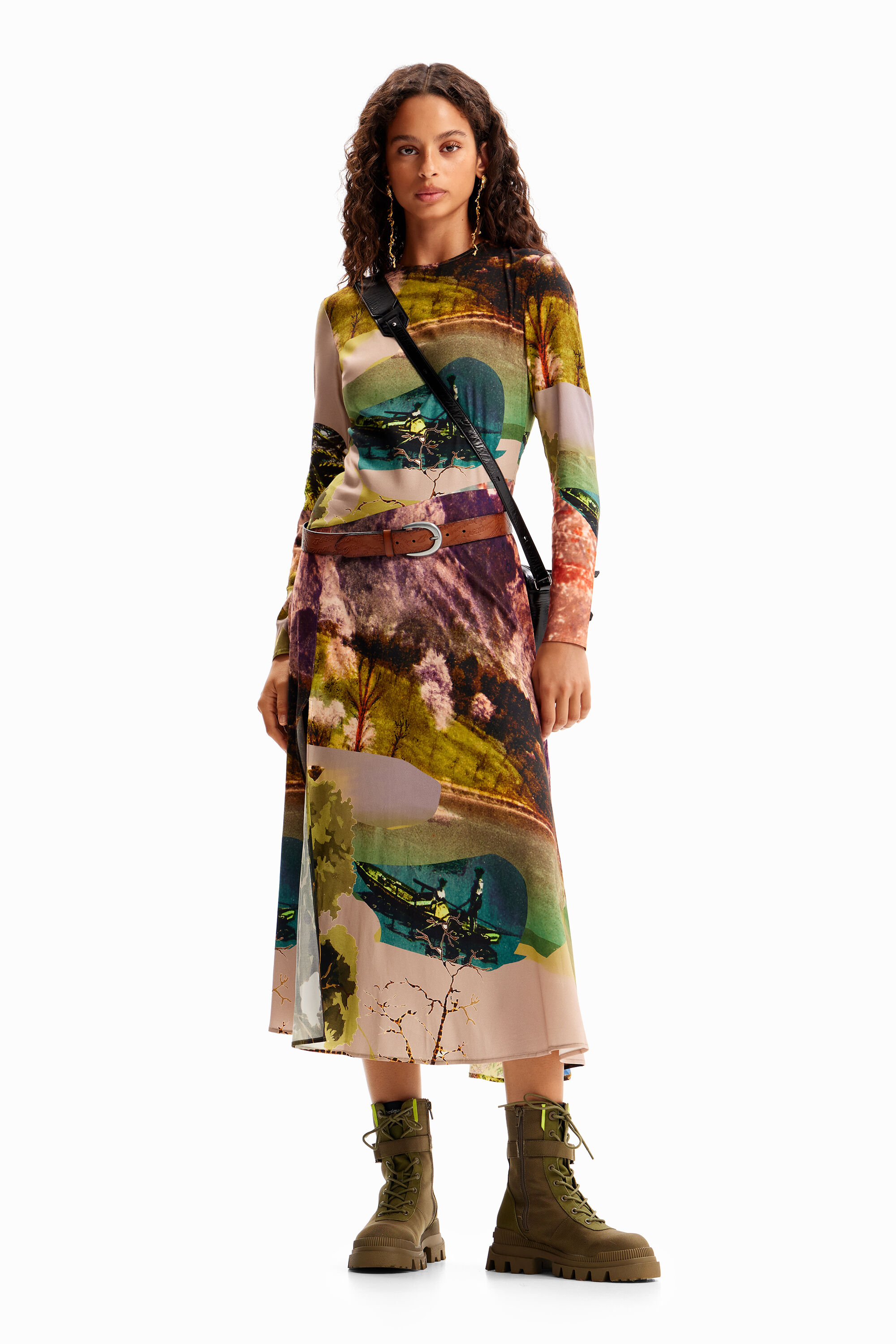 Desigual M. Christian Lacroix collage midi dress